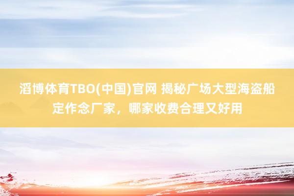 滔博体育TBO(中国)官网 揭秘广场大型海盗船定作念厂家，哪家收费合理又好用