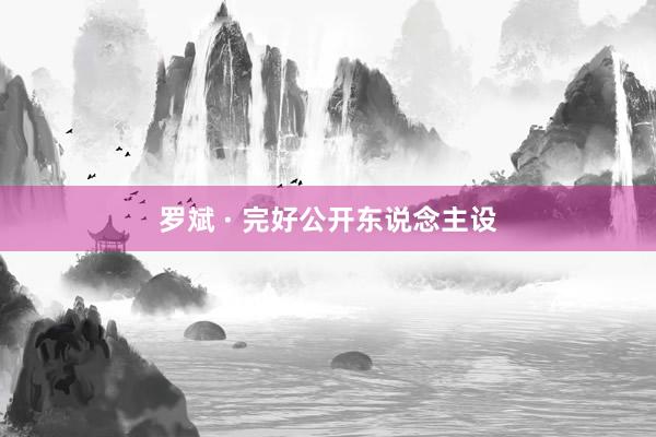 罗斌 · 完好公开东说念主设