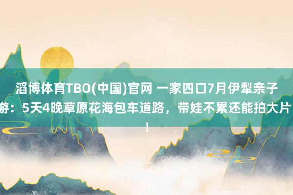 滔博体育TBO(中国)官网 一家四口7月伊犁亲子游：5天4晚草原花海包车道路，带娃不累还能拍大片！